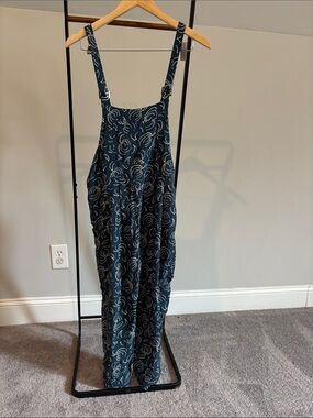 Maeve patterned overalls